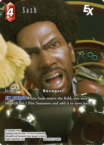 Image for Sazh EX (Full Art) (Re-013C/7-008C) [Legacy Collection] - Final Fantasy TCG