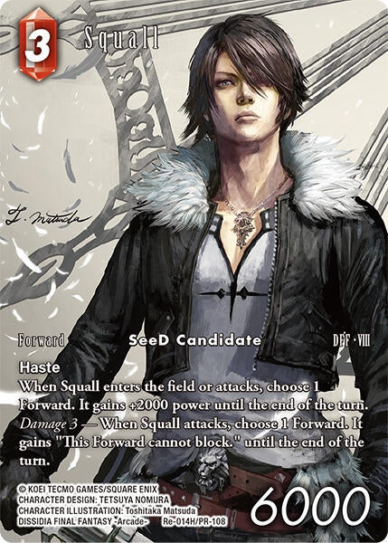 Image for Squall (Full Art) (Re-014H/PR-108) [Legacy Collection] - Final Fantasy TCG