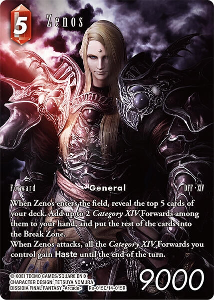 Image for Zenos (Full Art) (Re-015C/14-015R) [Legacy Collection] - Final Fantasy TCG