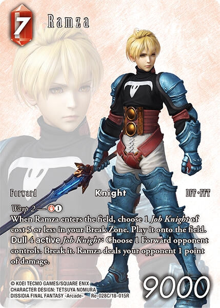 Image for Ramza (Full Art) (Re-028C/18-015R) [Legacy Collection] - Final Fantasy TCG