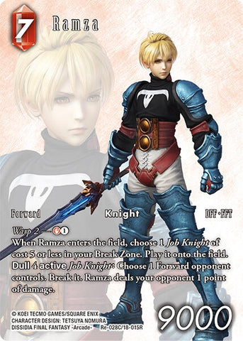 Image for Ramza (Full Art) (Re-028C/18-015R) [Legacy Collection] - Final Fantasy TCG