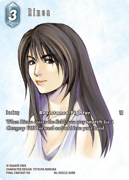 Image for Rinoa (Rare) (Full Art) (Re-055C/2-048R) [Legacy Collection] - Final Fantasy TCG