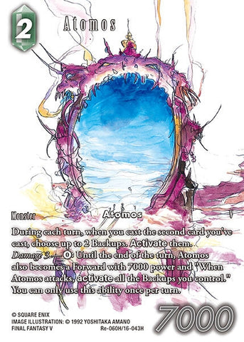 Image for Atomos (Full Art) (Re-060H/16-043H) [Legacy Collection] - Final Fantasy TCG