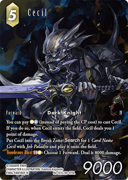 Image for Cecil (Re-101L/20-075L) (Full Art) (Re-101L/20-075L) [Legacy Collection] - Final Fantasy TCG