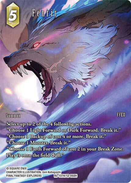 Image for Fenrir (Full Art) (Re-107H/12-068H) [Legacy Collection] - Final Fantasy TCG