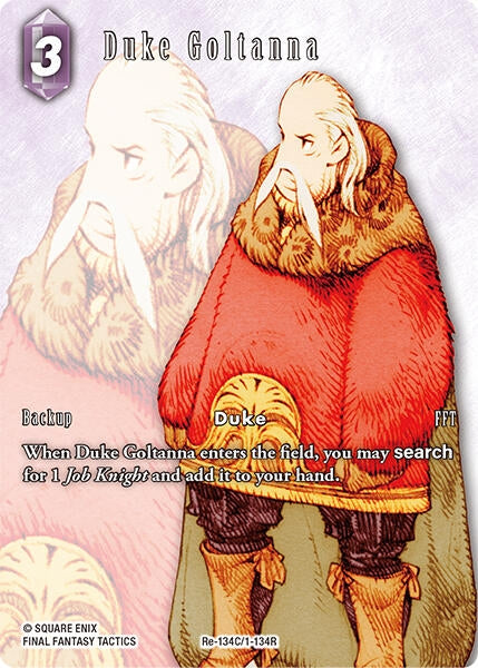 Image for Duke Goltanna (Full Art) (Re-134C/1-134R) [Legacy Collection] - Final Fantasy TCG