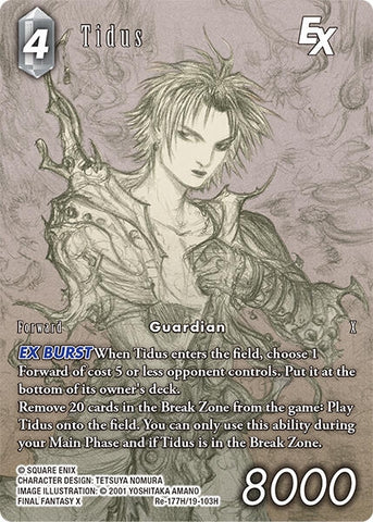 Image for Tidus EX (Full Art) (Re-177H/19-103H) [Legacy Collection] - Final Fantasy TCG