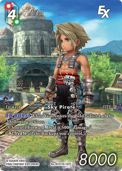 Image for Vaan EX (Full Art) (Re-181C/19-107C) [Legacy Collection] - Final Fantasy TCG