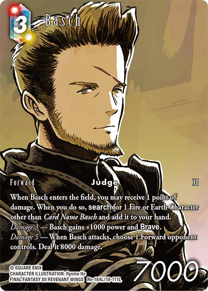 Image for Basch (Full Art) (Re-184L/18-111L) [Legacy Collection] - Final Fantasy TCG