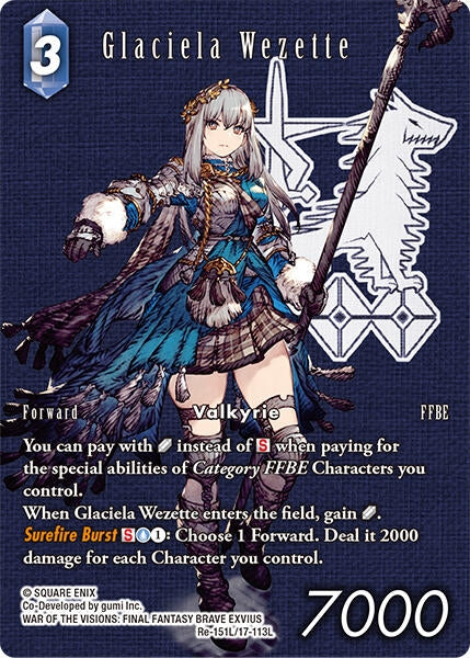 Image for Glaciela Wezette (Full Art) (Re-151L/17-113L) [Legacy Collection] - Final Fantasy TCG