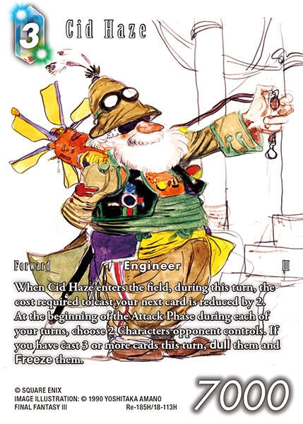 Image for Cid Haze (Full Art) (Re-185H/18-113H) [Legacy Collection] - Final Fantasy TCG