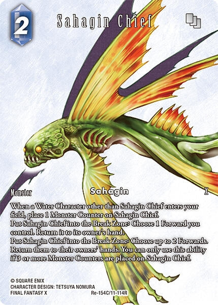 Image for Sahagin Chief (Full Art) (Re-154C/11-114R) [Legacy Collection] - Final Fantasy TCG