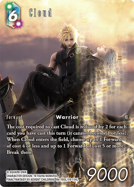 Image for Cloud (Re-190L/19-114L) (Full Art) (Re-190L/19-114L) [Legacy Collection] - Final Fantasy TCG