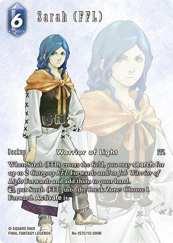 Image for Sarah (FFL) (Full Art) (Re-157C/12-099R) [Legacy Collection] - Final Fantasy TCG