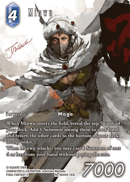 Image for Minwu (Full Art) (Re-164H/6-123L) [Legacy Collection] - Final Fantasy TCG