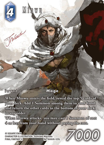 Image for Minwu (Full Art) (Re-164H/6-123L) [Legacy Collection] - Final Fantasy TCG