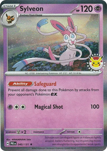 Image for Sylveon — 040/131 (Pokemon Day) (040/131) (Miscellaneous Cards & Products) - Pokemon