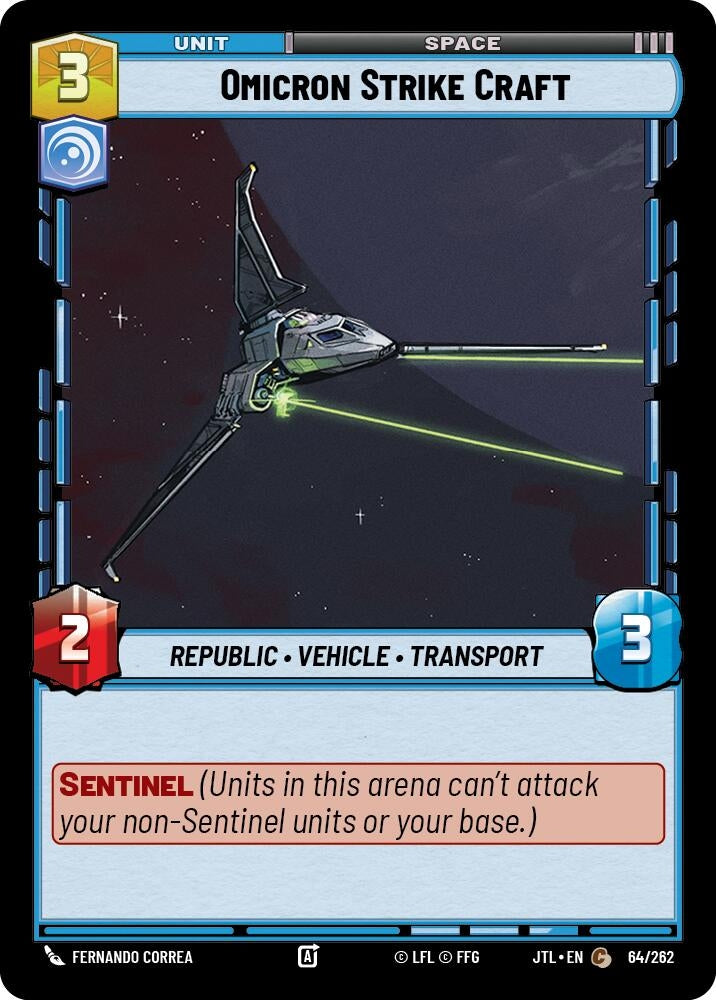 Image for Omicron Strike Craft (064/262) [JTL]