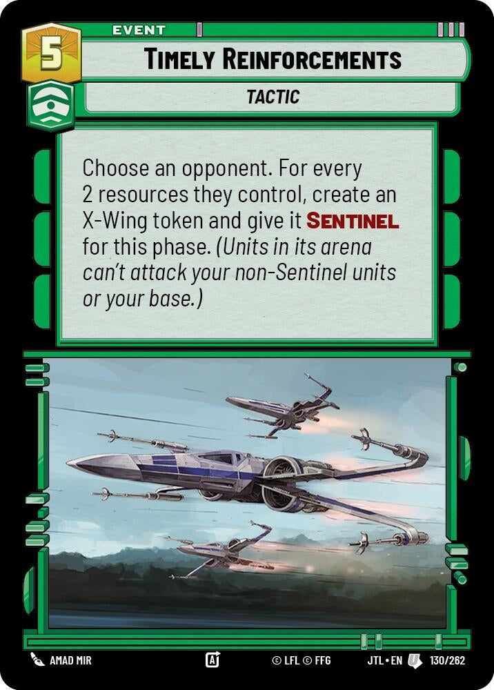 Image for Timely Reinforcements (130/262) [JTL]