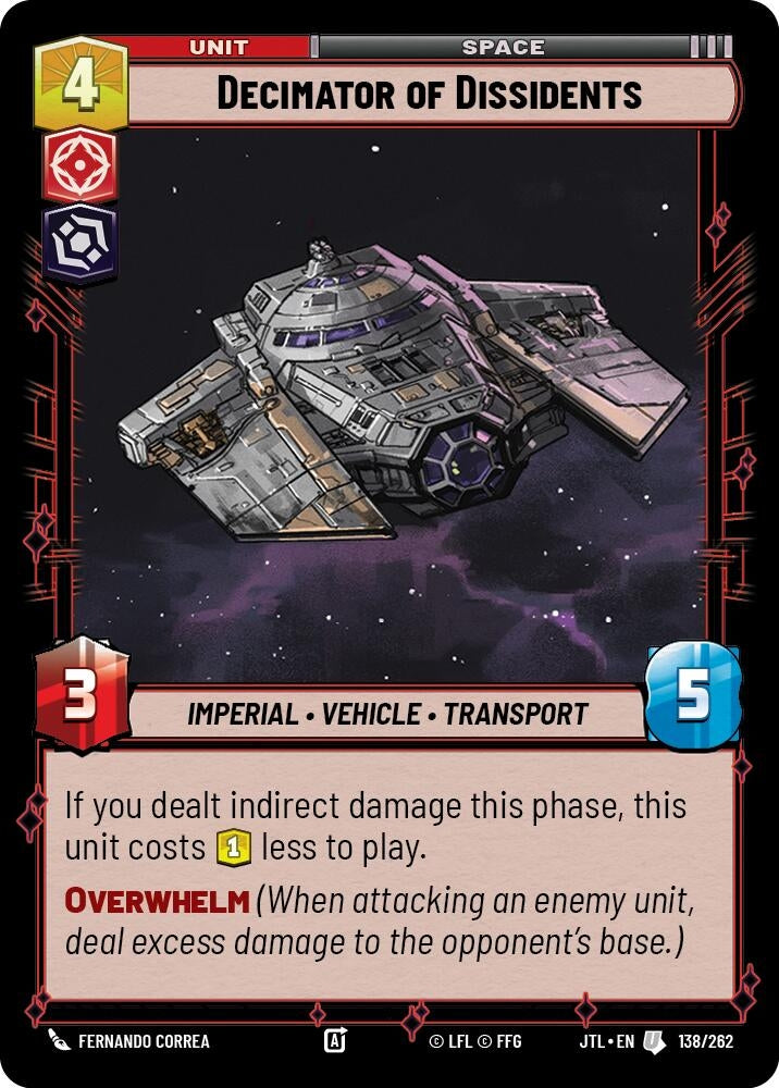 Image for Decimator of Dissidents (138/262) [JTL]