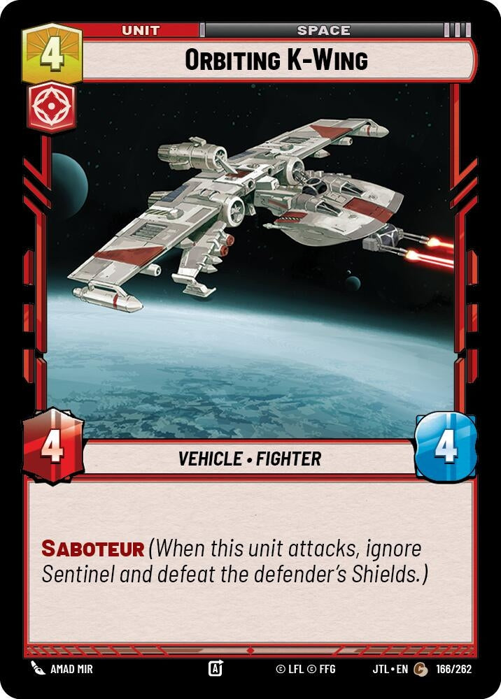 Image for Orbiting K-Wing (166/262) [JTL]
