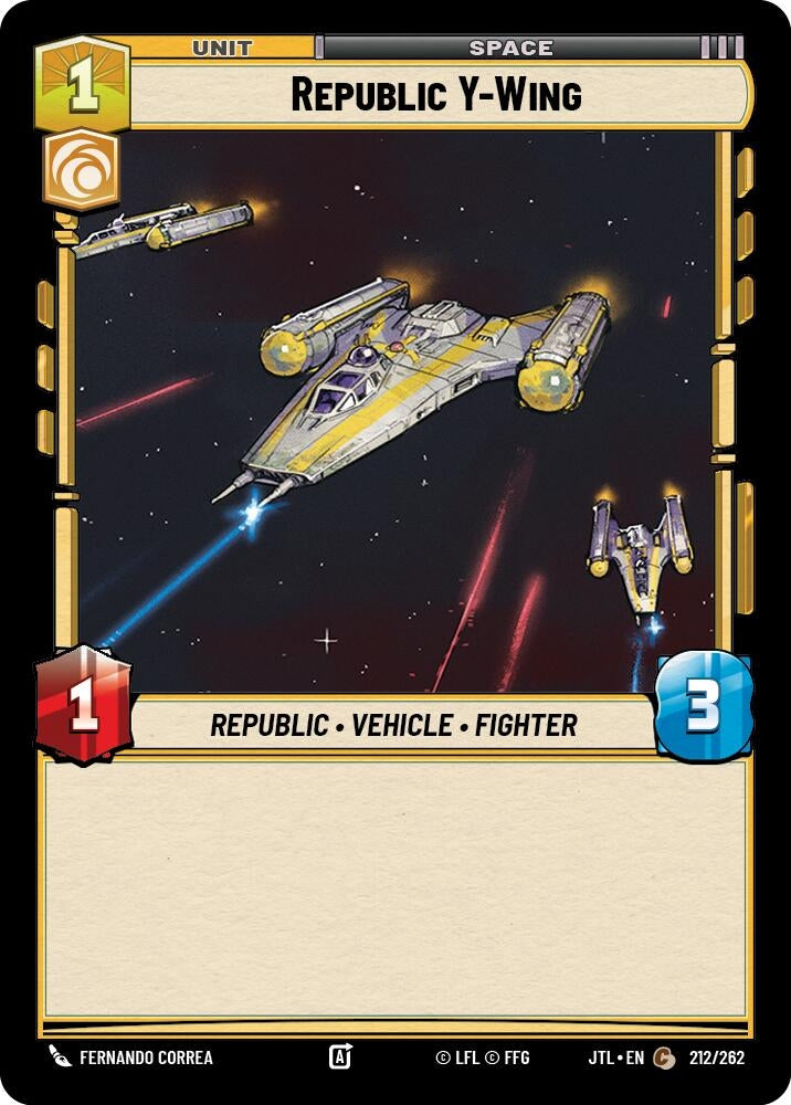 Image for Republic Y-Wing (212/262) [JTL]