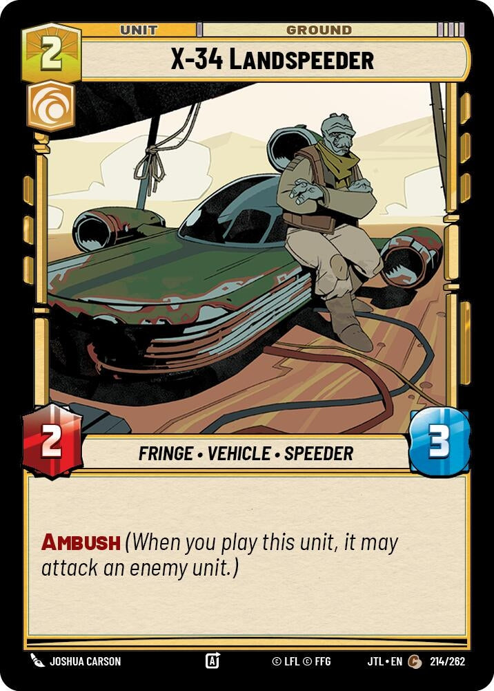 Image for X-34 Landspeeder (214/262) [JTL]