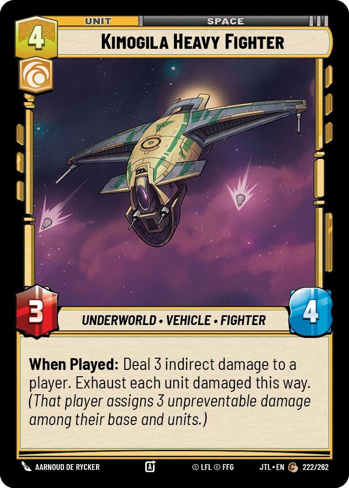 Image for Kimogila Heavy Fighter (222/262) [JTL]