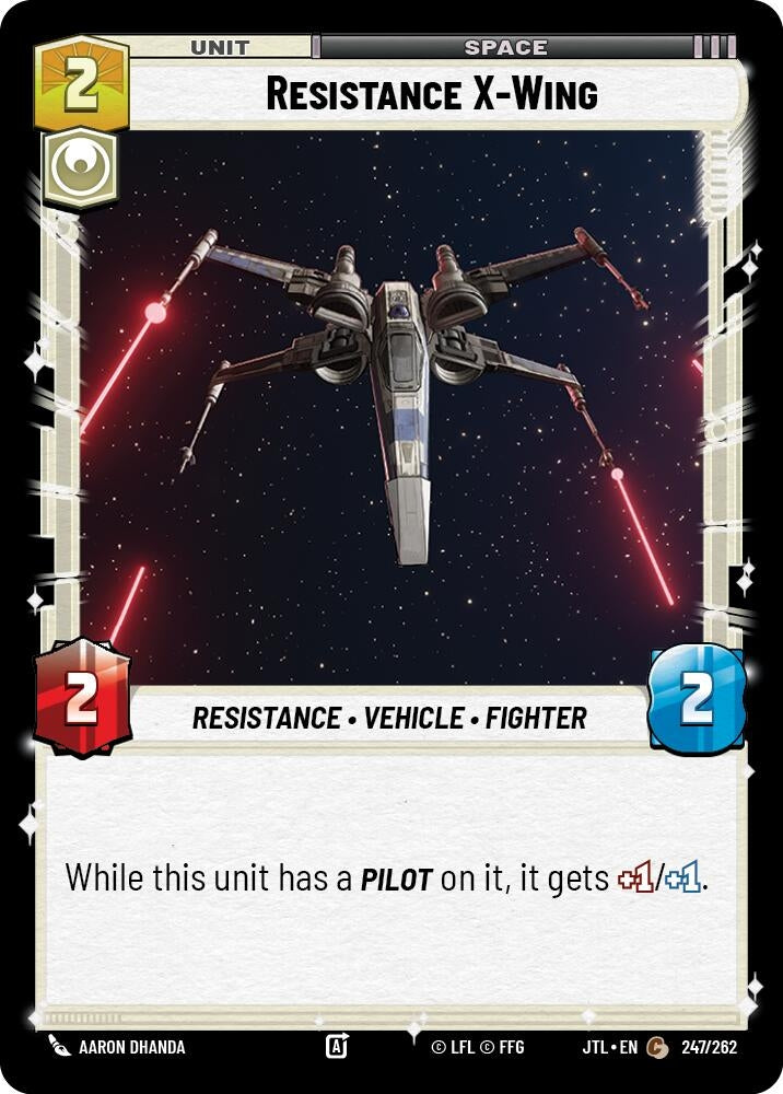 Image for Resistance X-Wing (247/262) [JTL]