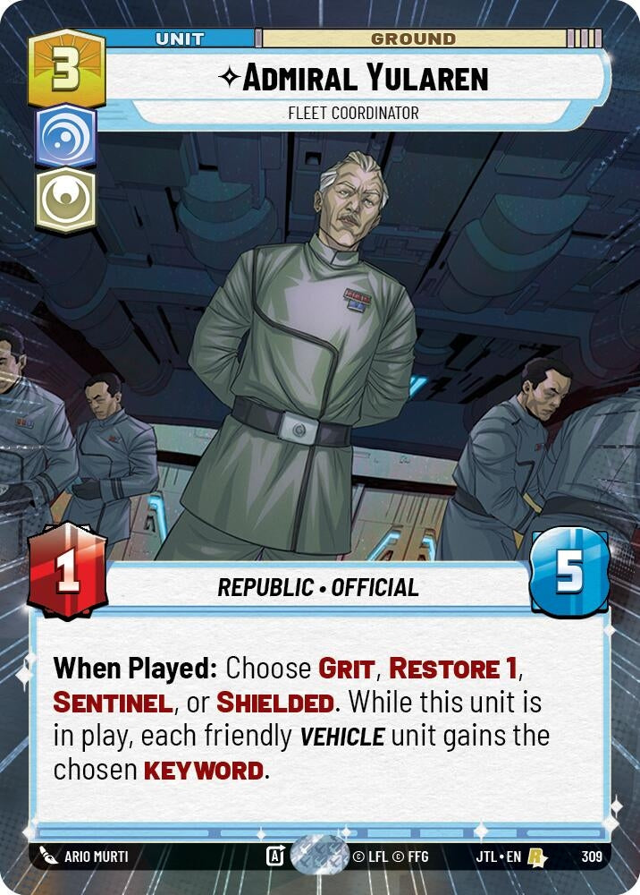 Image for Admiral Yularen (309) [JTL]