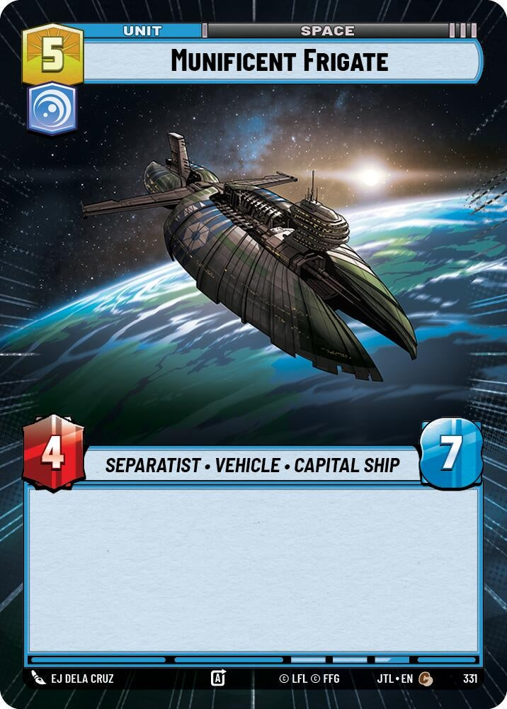 Image for Munificent Frigate (Hyperspace) (331) [JTL]