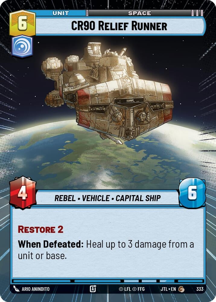 Image for CR90 Relief Runner (Hyperspace) (333) [JTL]