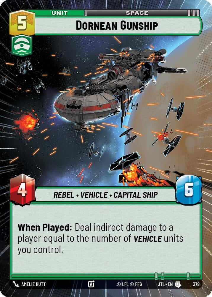 Image for Dornean Gunship (Hyperspace) (378) [JTL]