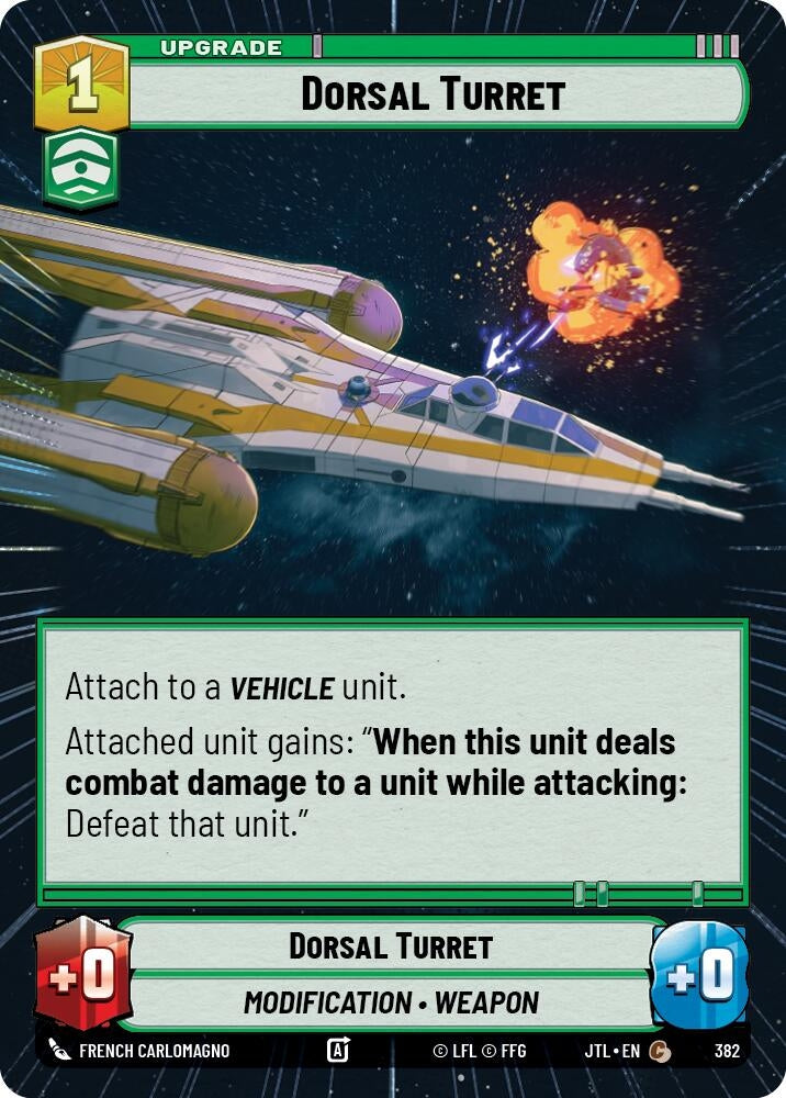 Image for Dorsal Turret (Hyperspace) (382) [JTL]