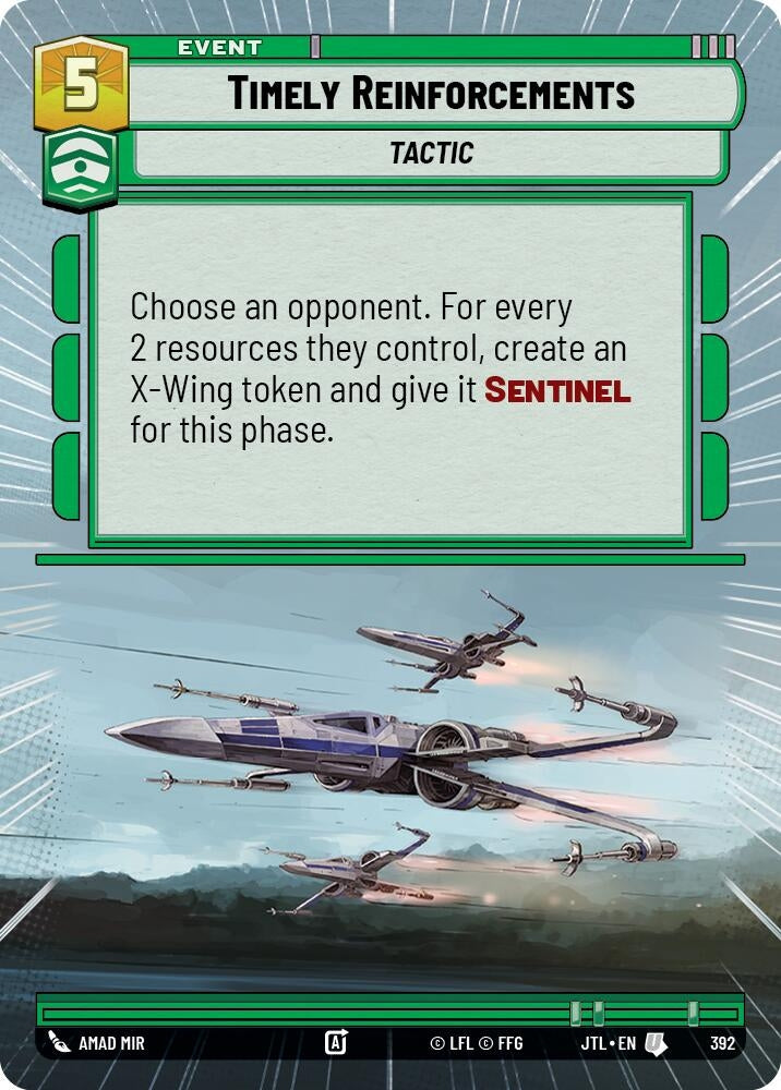 Image for Timely Reinforcements (Hyperspace) (392) [JTL]