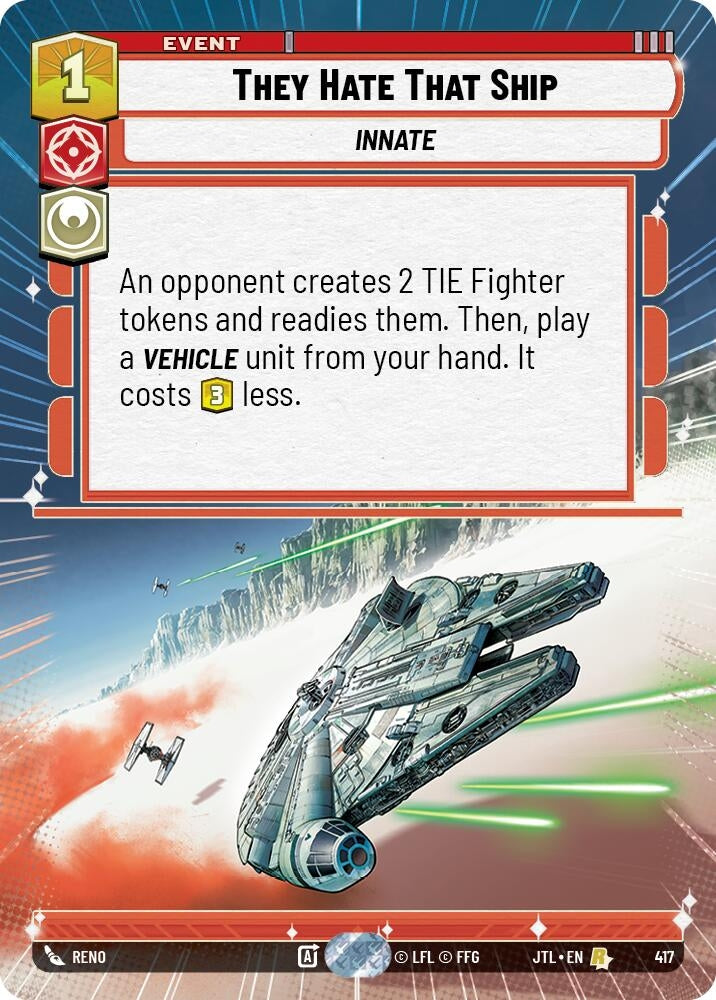 Image for They Hate That Ship (Hyperspace) (417) [JTL]