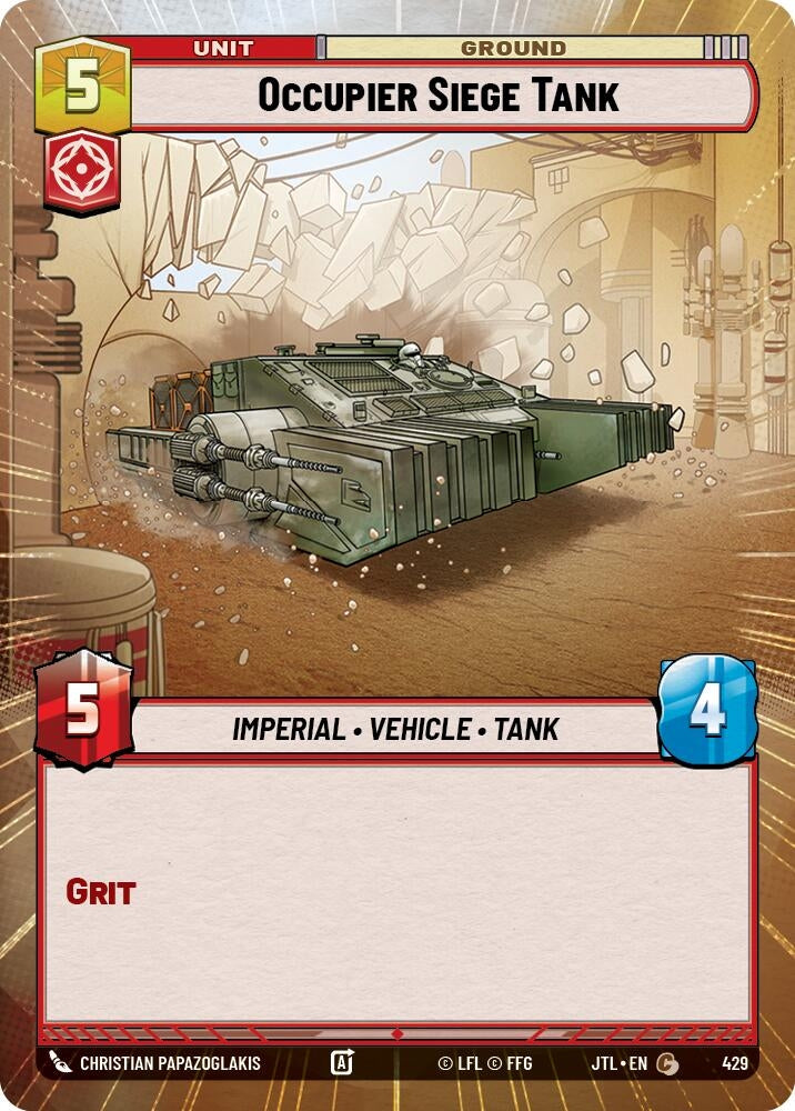 Image for Occupier Siege Tank (Hyperspace) (429) [JTL]