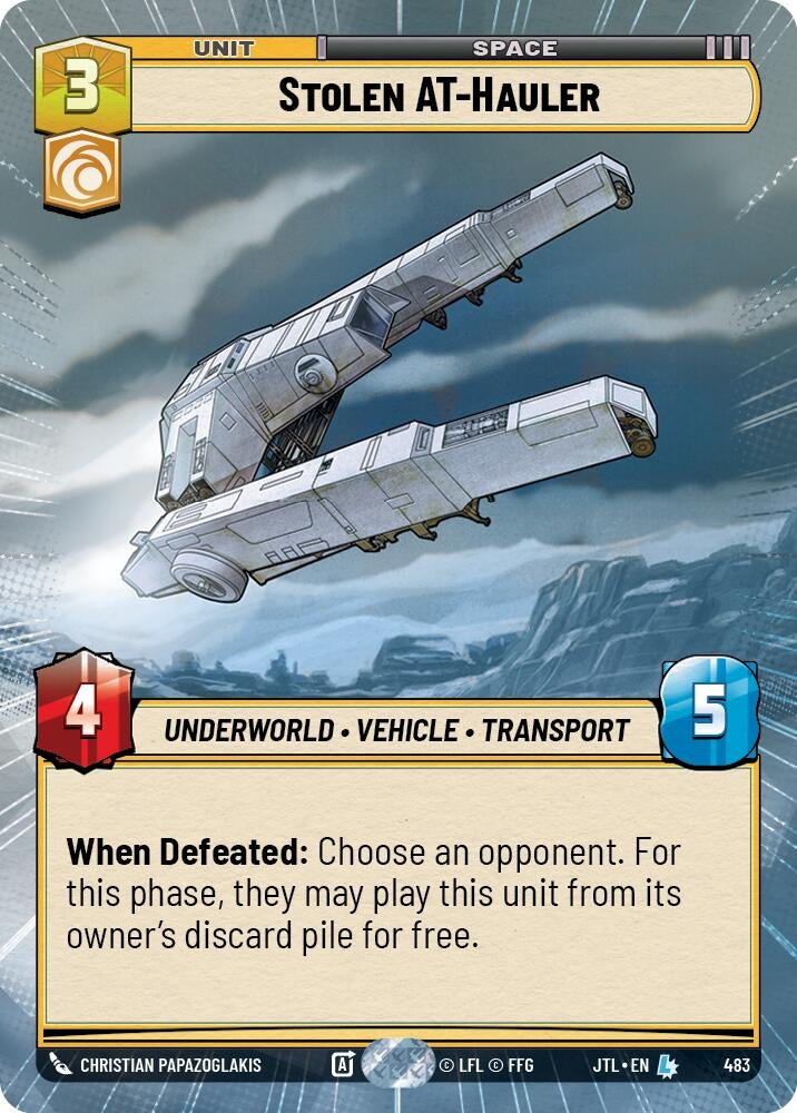 Image for Stolen AT-Hauler (Hyperspace) (483) [JTL]