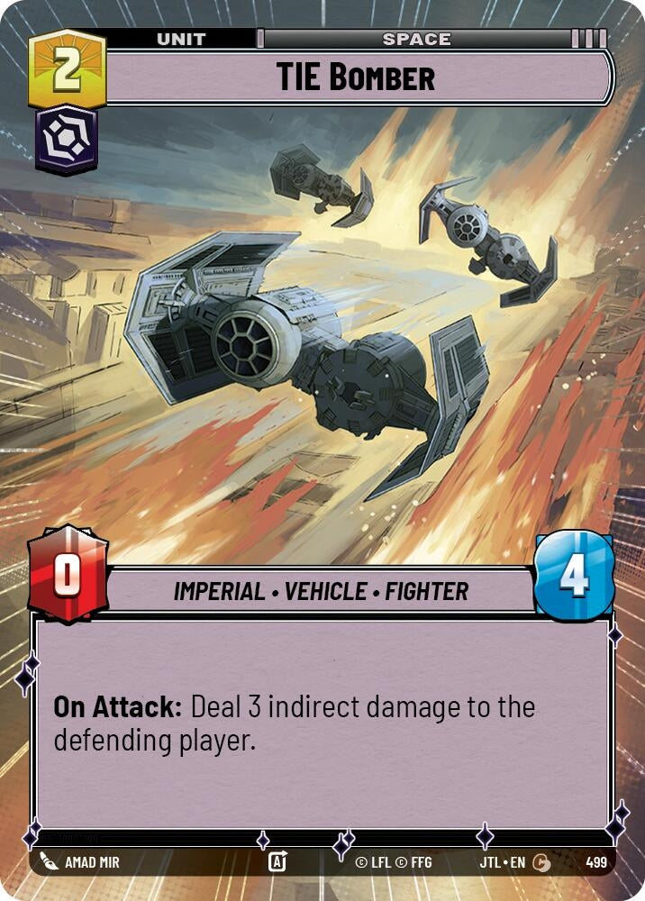 Image for TIE Bomber (Hyperspace) (499) [JTL]