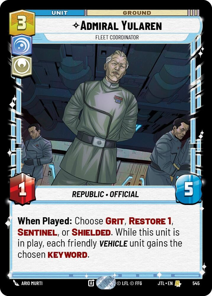 Image for Admiral Yularen (545) [JTL]