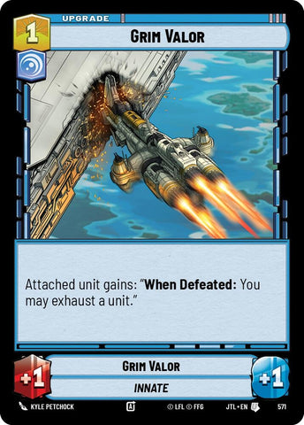 Image for Grim Valor (Foil) (571) [JTL]