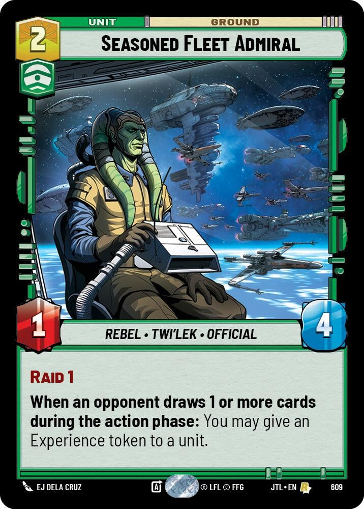 Image for Seasoned Fleet Admiral (Foil) (609) [JTL]