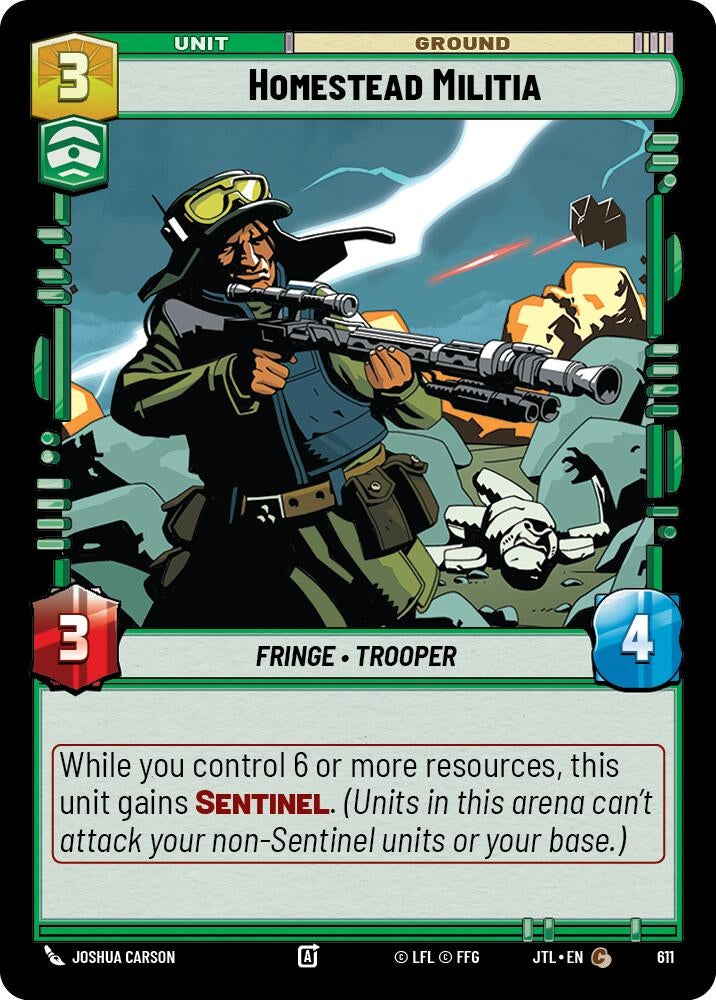 Image for Homestead Militia (Foil) (611) [JTL]