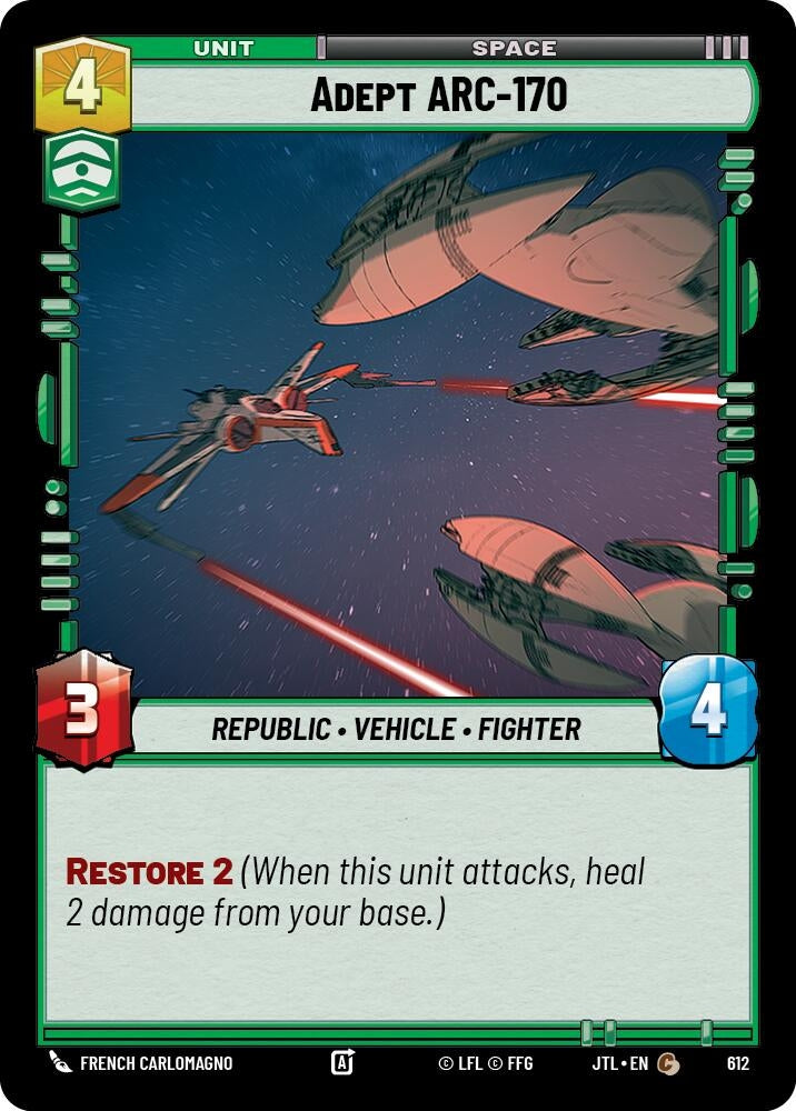 Image for Adept ARC-170 (Foil) (612) [JTL]
