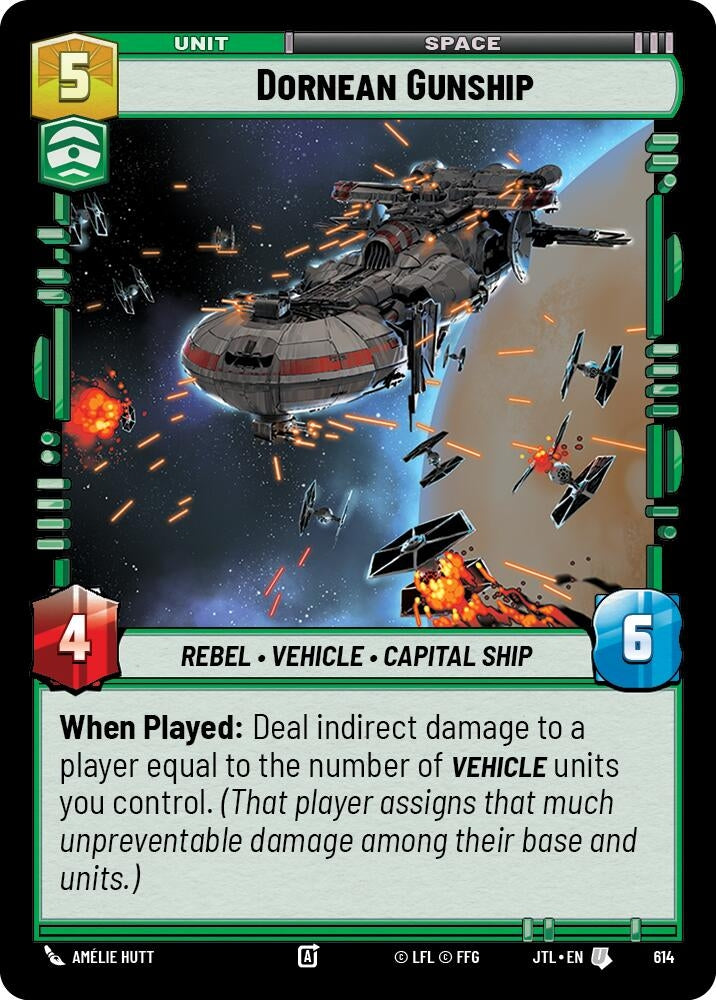 Image for Dornean Gunship (Foil) (614) [JTL]