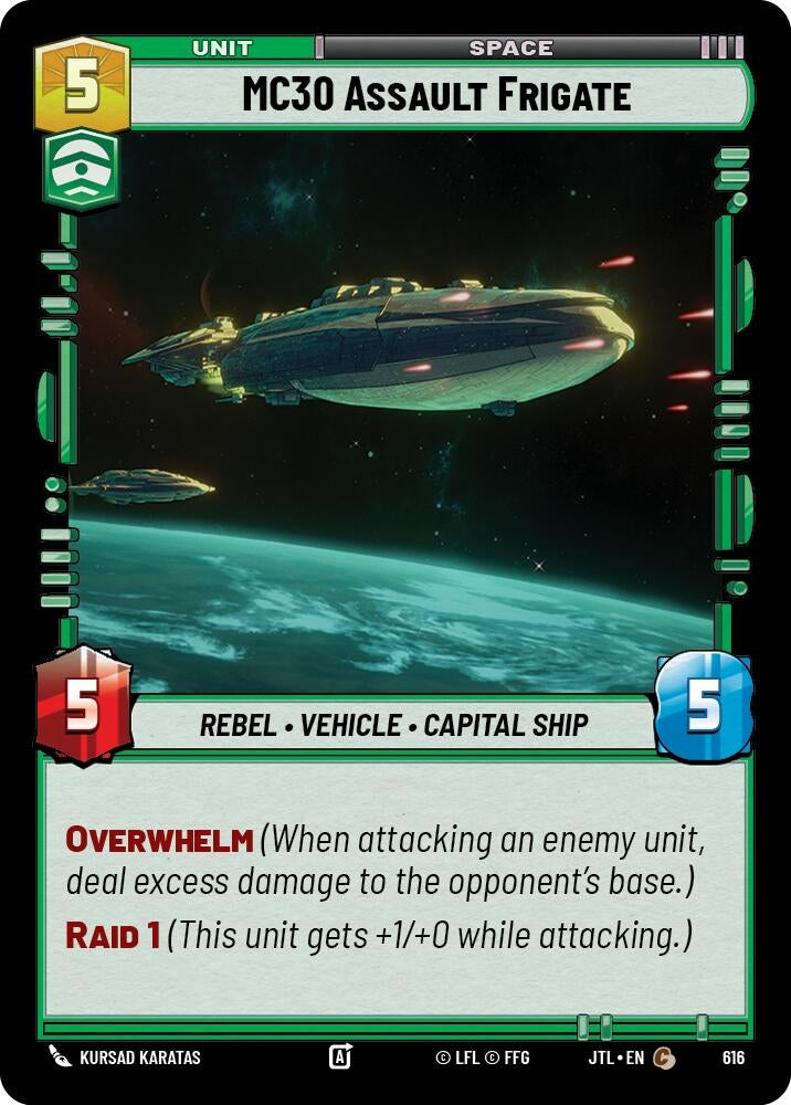 Image for MC30 Assault Frigate (Foil) (616) [JTL]