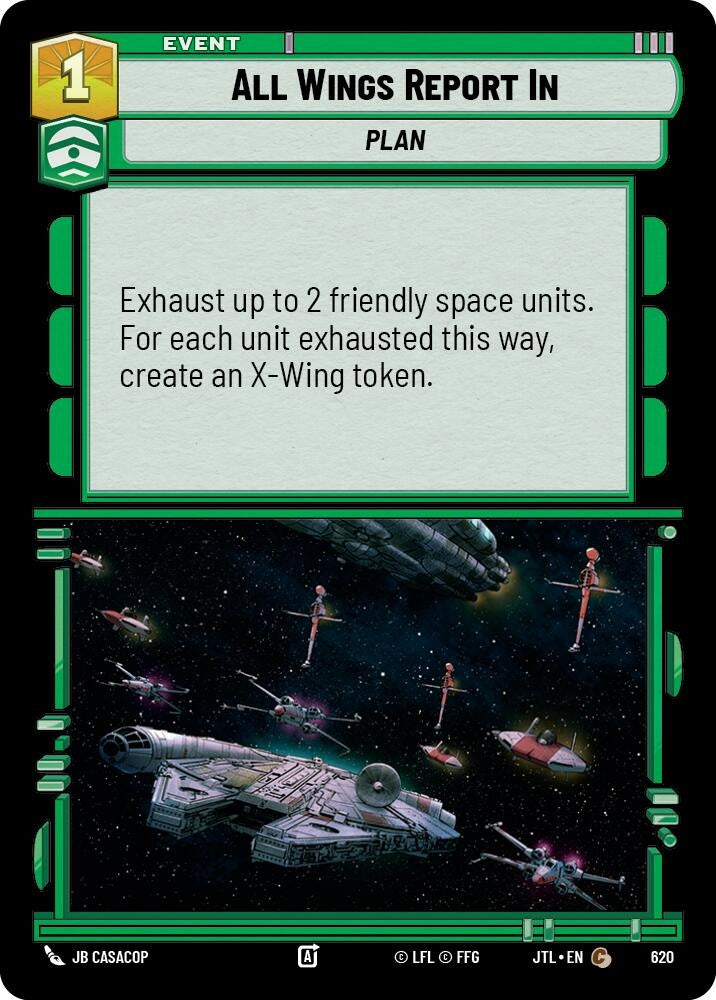 Image for All Wings Report In (Foil) (620) [JTL]