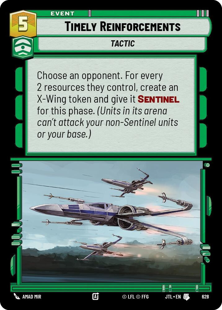 Image for Timely Reinforcements (Foil) (628) [JTL]
