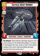 Image for Tactical Heavy Bomber (Foil) (650) [JTL]