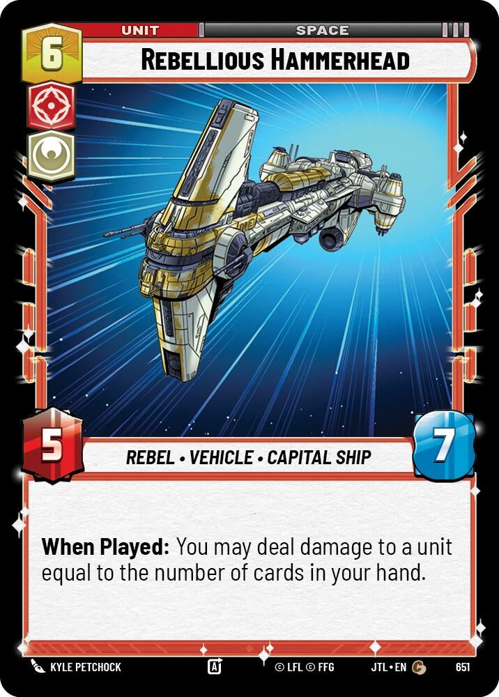 Image for Rebellious Hammerhead (Foil) (651) [JTL]
